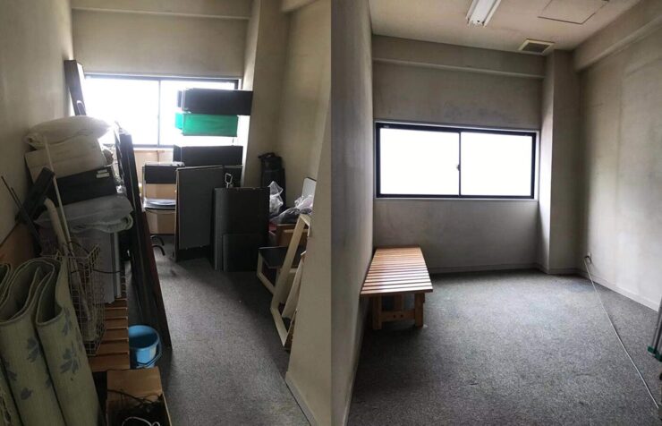 お部屋の片づけ①