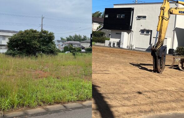 草刈りと伐採作業を行いました