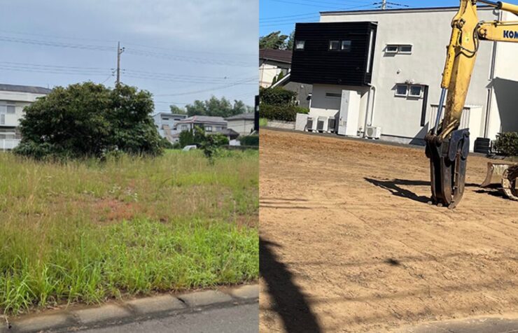 草刈りと伐採作業を行いました