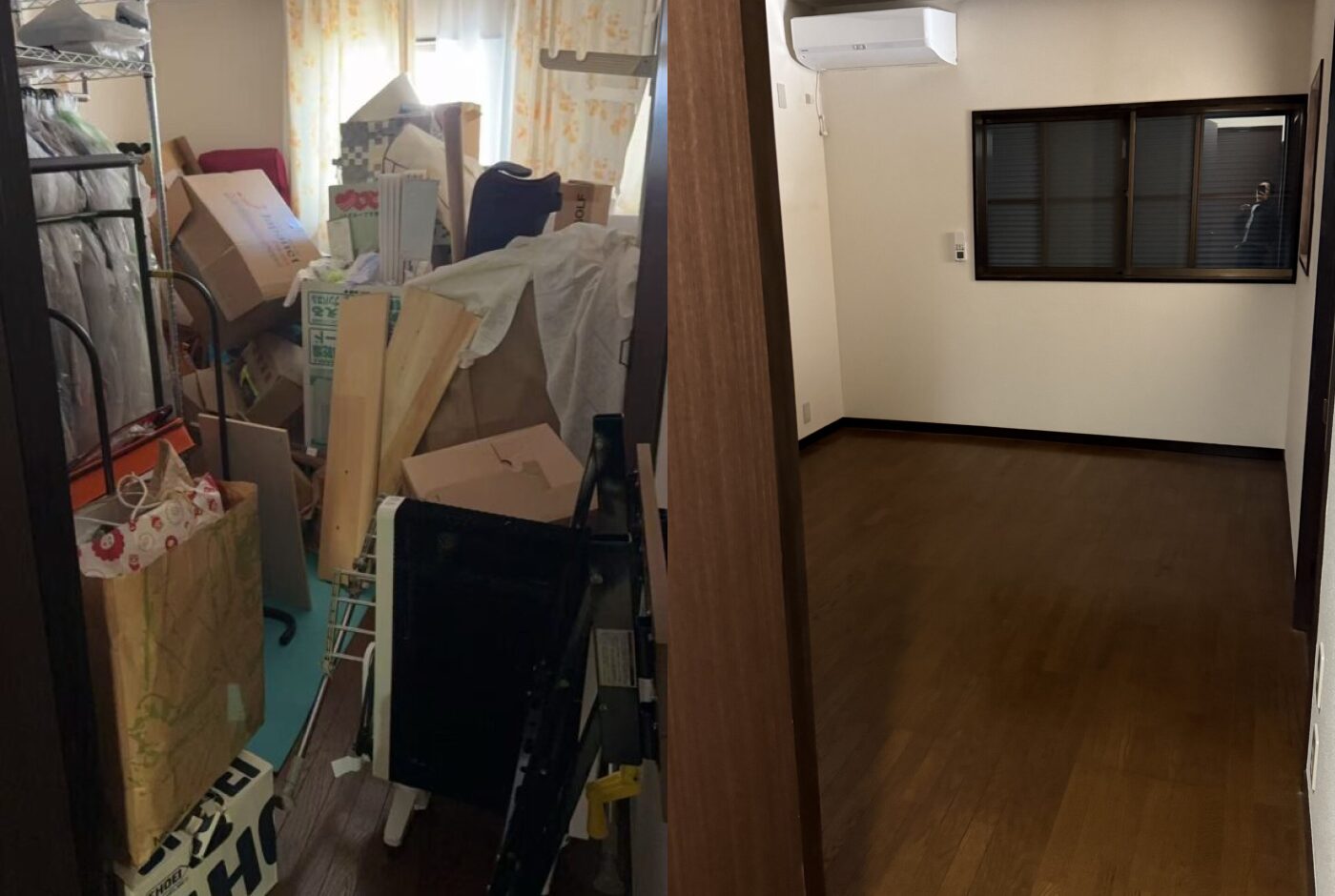 倉庫状態のお部屋を一掃！空っぽに